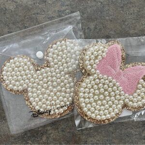 Disney Stoney Clover Pearl Mickey Patches